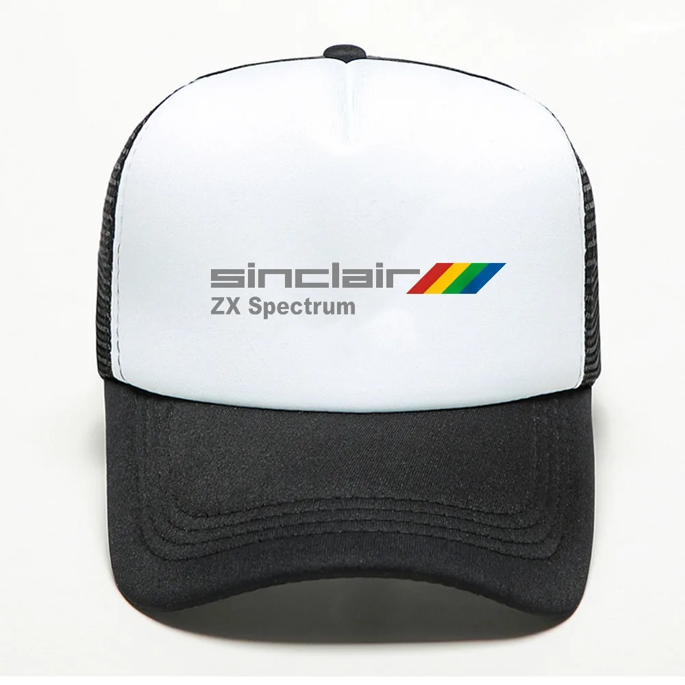Saintclaire ZX SPECTRUM COMPUTER Baseball Cap Retro Classic 80s Video Games hat mesh breathable Trucker hats