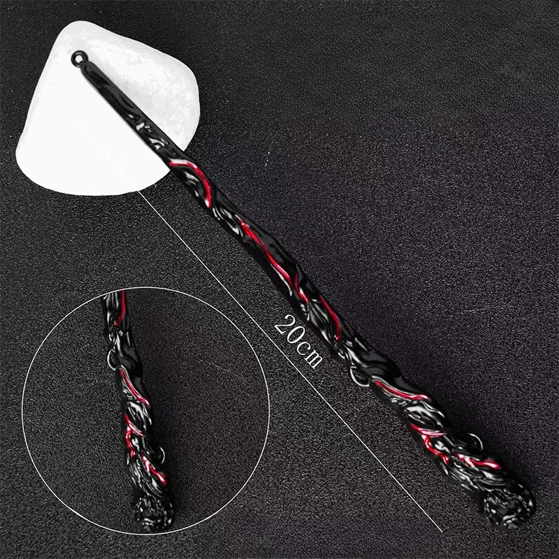 20 سنتيمتر/7.87in اليشم سلالة لعبة الطرفية الروح تتغاضى عصا Qingyun بوابة الكنز سبيكة نموذج حلية هدية الصبي لعبة جمع #6