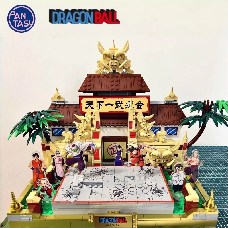 

New Pantasy Dragon Ball Building Blocks Genuine World's First Martial Arts Club Goku Ornament Collection Toy Assembly Gift