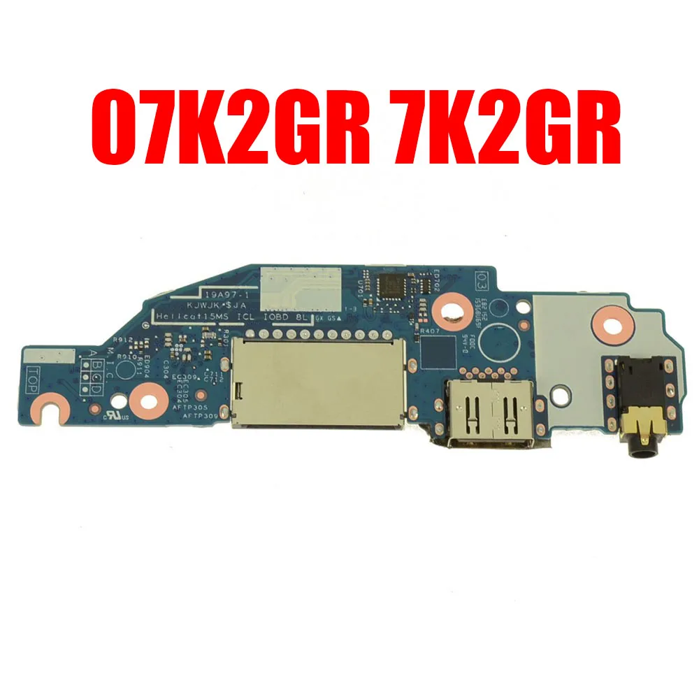 

07K2GR 7K2GR Laptop USB Port IO Circuit Board For DELL For Inspiron 7506 2-in-1 Silver 19A97-1 New