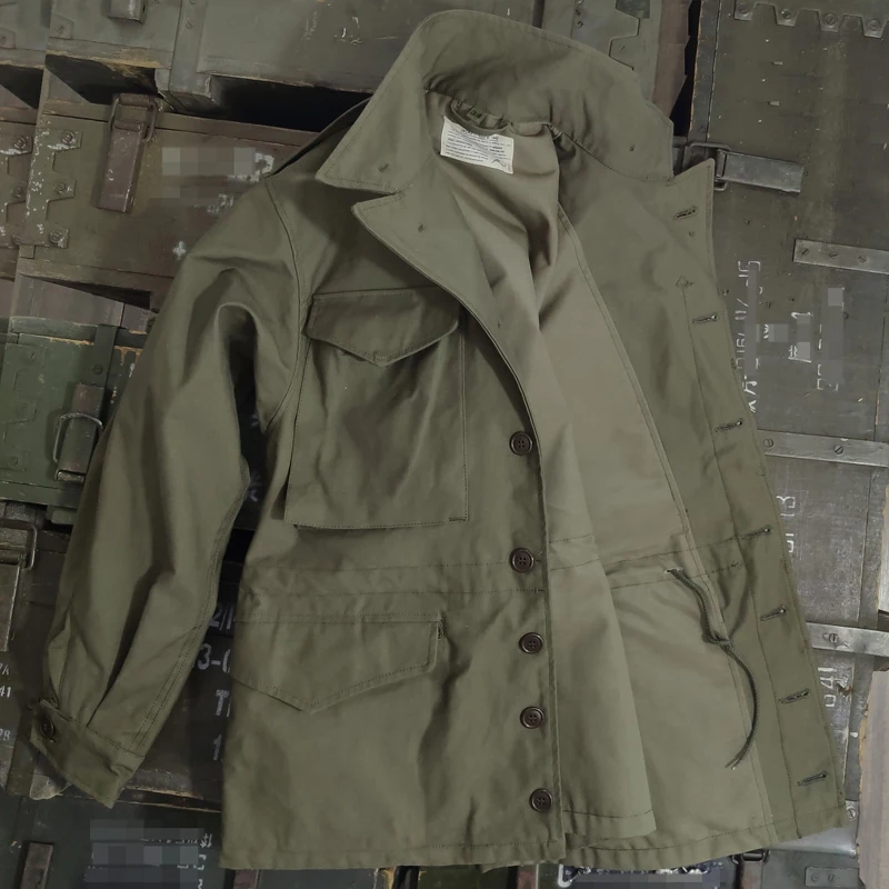 Militare Outdoor M43 Field Trench uomo Slim abbigliamento tattico primavera e autunno Tooling Jacket