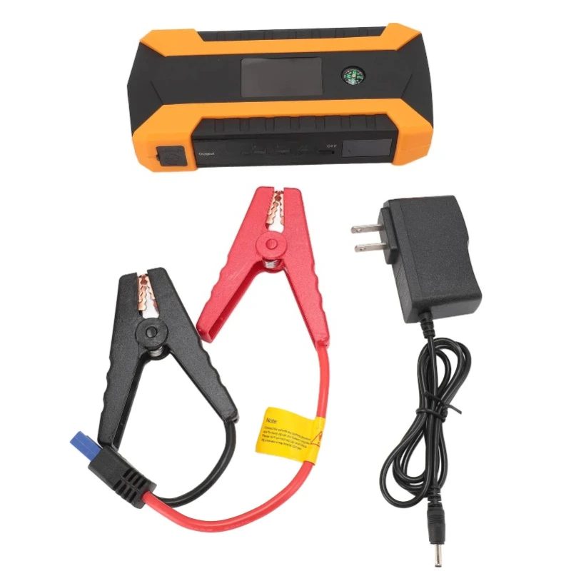 1000A Car Battery Jump Starter 12V Portable Jump Box 4USB Fast Charging 15000mAh 3 Modes LED Flashlight for 7.0L
