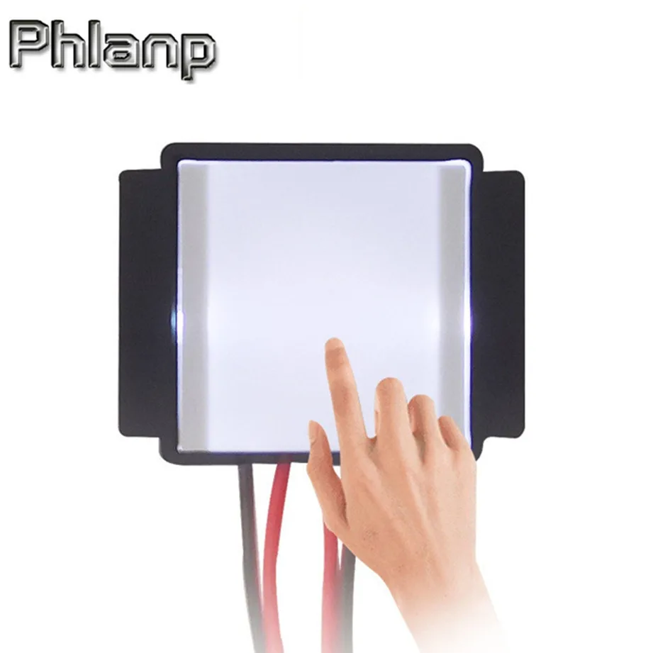 Badkamerspiegellamp Ingebouwde Aanraaksensor Schakelaar Dc 12V 24V 5a Led Aan/Uit Dimmer Enkele Dual Cct Kleurstrip Lichtregelaar