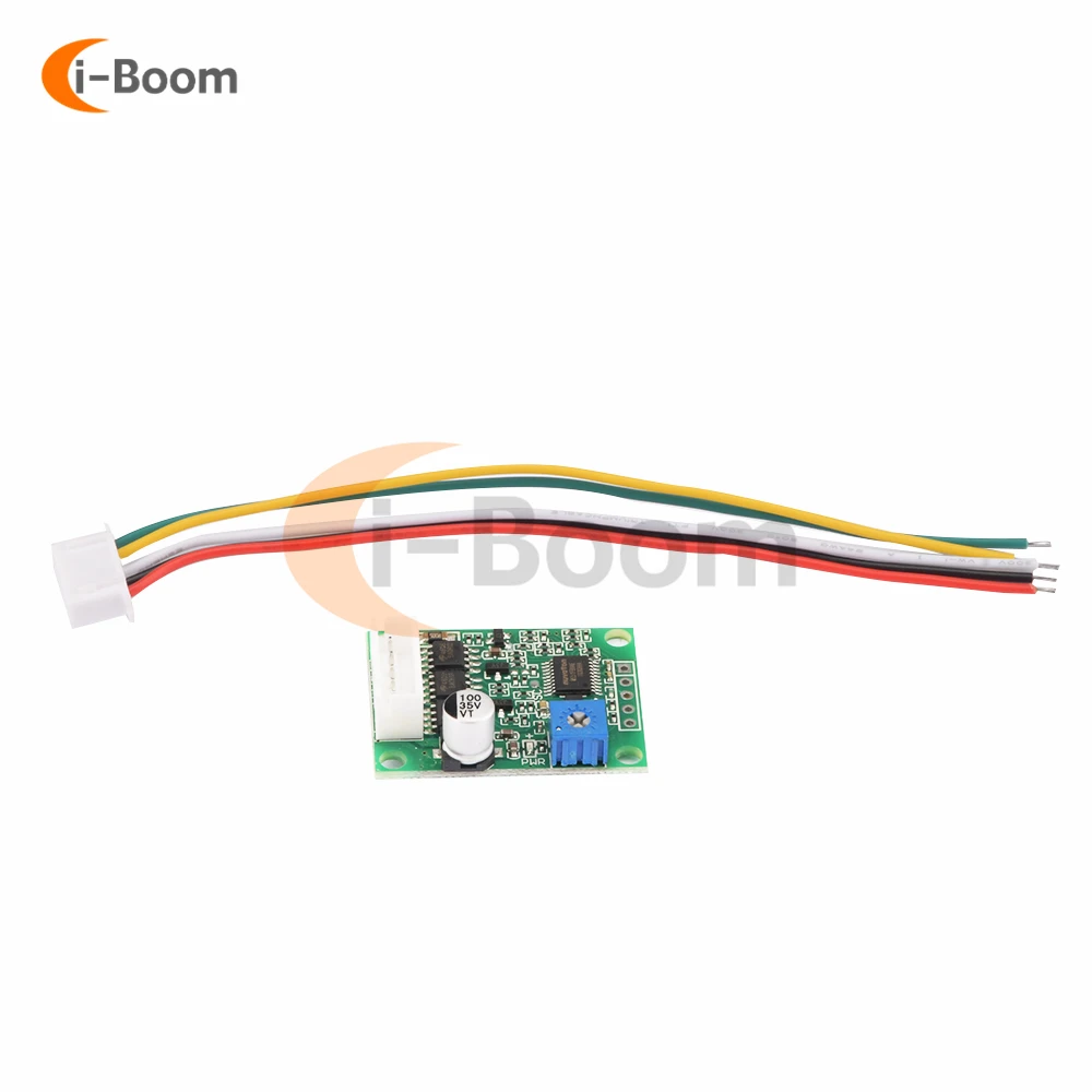 DC 6-20V 60W 12V Brushless Motor Speed Controller Without Hall BLDC Driver Board Module With Cable Support PLC 0-5V