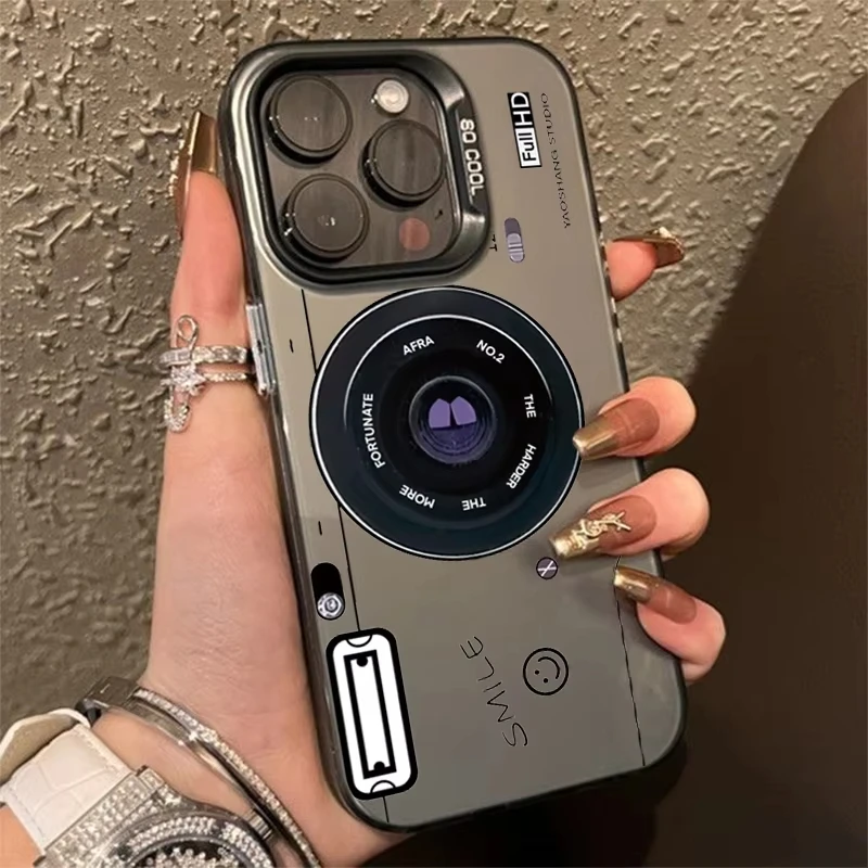 Retro Recording Device Case for Samsung Galaxy S24 S23 S22 S21 S20 Note20 Ultra Plus FE M31 4G 5G Matte Shockproof Back Cover