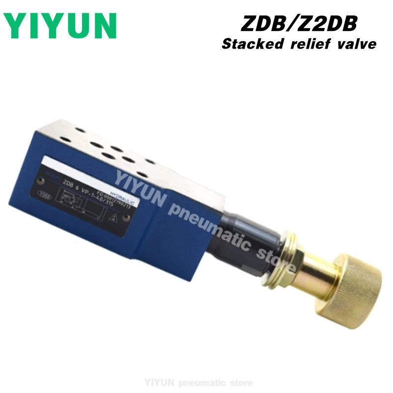 ZDB6VA1 ZDB6VB1 ZDB6VC1 ZDB6VD1 ZDB6VP1 Z2DB6VA2 Z2DB6VD2 Z2DB6VP2-40B YIYUN Stacked relief valve ZDB Z2DB series