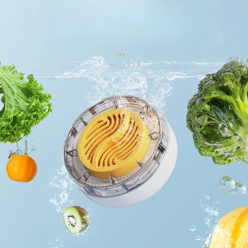 Wireless Portable Fruit Vegetable Purifier Household Electrolytic Produce Cleaner Vegetables Soaking Washing Machine