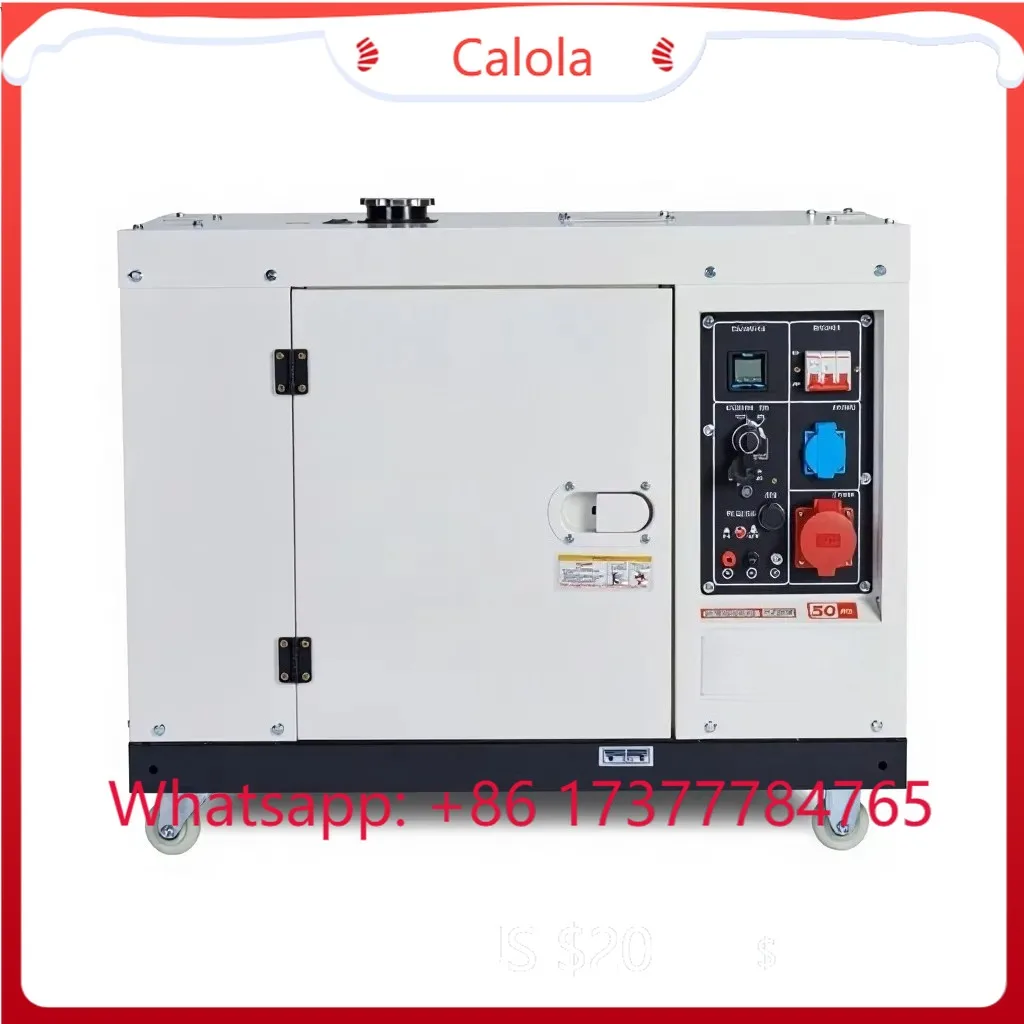 5KW-12KW Silent Type Generator, Portable 220V Home Use Emergency Power Supply