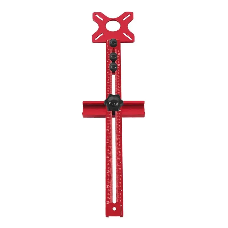 ABGG-Router Milling Groove Bracket Cabinet Hardware Jig Router Circle Cutting Jig Punch Router Milling Groove Bracket
