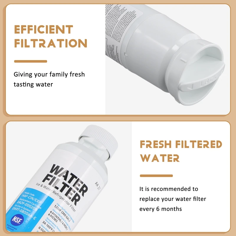Refrigerator Filter Water Filter Suitable For Samsung DA29-00020BX DA29 Refrigerator Filter image 2