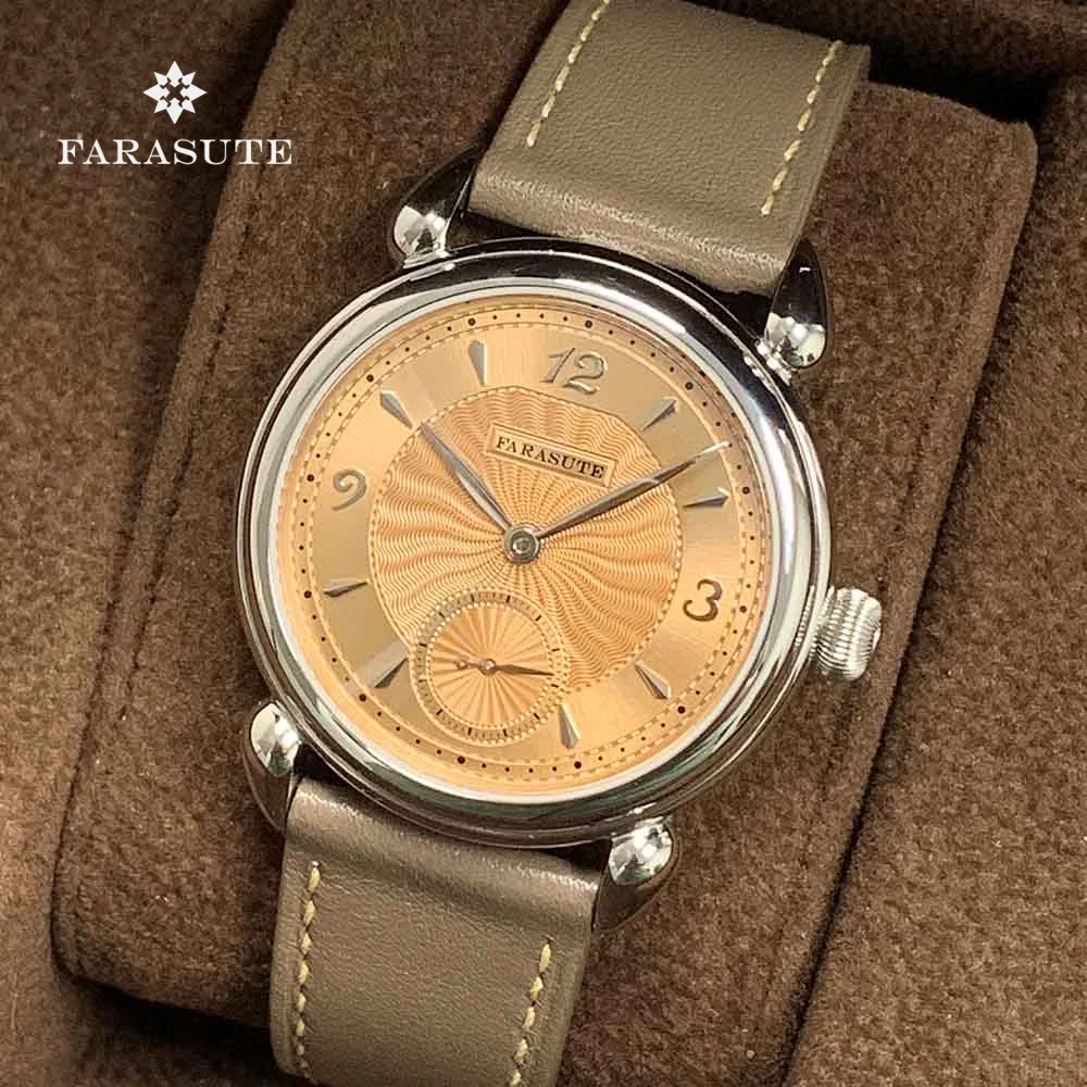 

FARASUTE Top Brand Luxury Manual Mechanical Watch Mens Swiss SW261 Movement 5Bar Waterproof Stainless Steel Sapphire Wristwatch