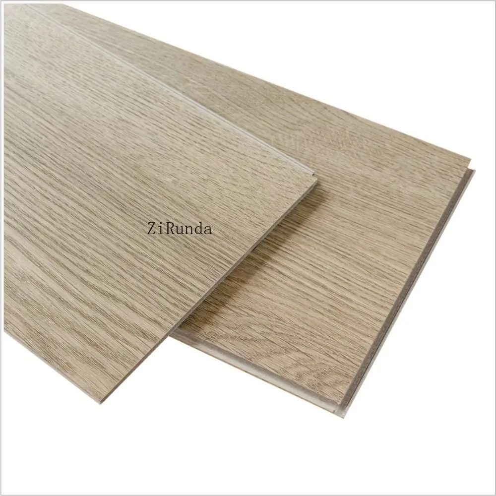 Customized version waterproof 4-9mm hand-scratched wood pattern PVC bathroom rigid core SPC plastic floor