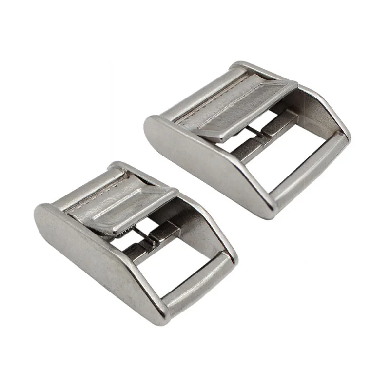 5 Pieces Tie Down Strap Cam Buckle Stainless Steel Packing Straps Buckle