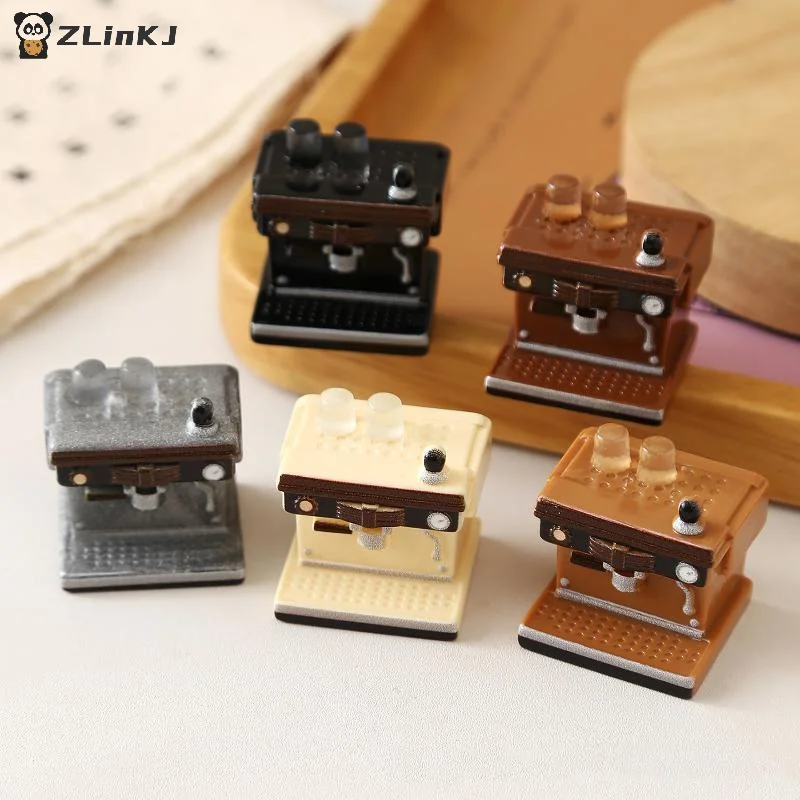 ▶Mini Espresso Coffee Machine Fridge Magnet Vintage Coffee Maker Refrigerator Magnets Decor DIY Accessories
