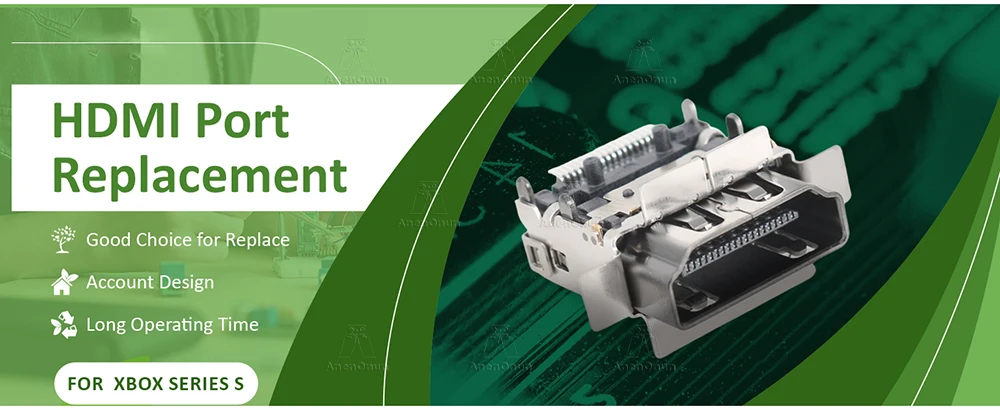 HDMI-Anschluss für Xbox Series S Premium Ersatz-Reparaturteil HDMI-Schnittstellenanschlussbuchse Xbox Series S Konsolenzubehör – Detail 1