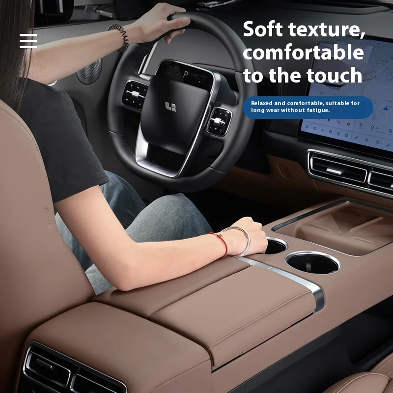 Car Armrest Box Heightening Protection Cover Pad For Li L6 L7 L8 L9 Central Control Interior Modification