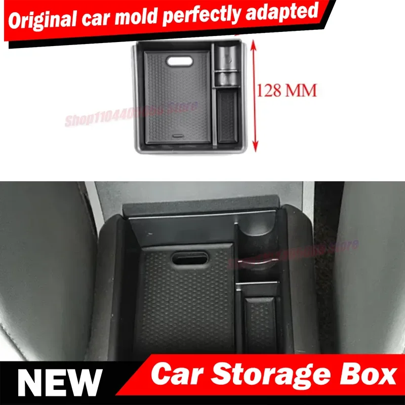 For Chevrolet Malibu 2013 2014 Car Armrest Storage Box Central Console Storage Box Container Tray Interior Accessories