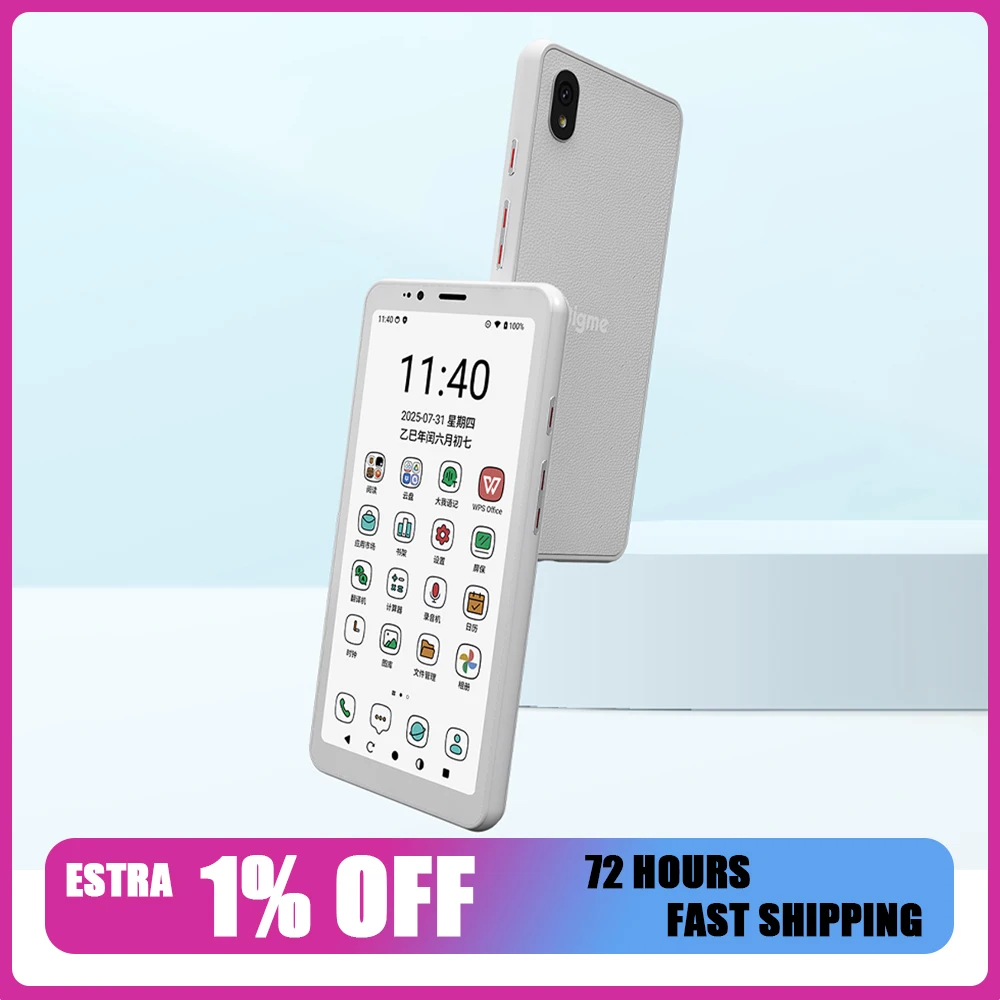 

Устройство чтения электронных книг Bigme Hiberak S, электронная книга E-ink с диагональю 5,84 дюйма, передняя подсветка на 36 уровня, 6 ГБ + 128 ГБ, бумажное устройство для записи с ОС Android 14