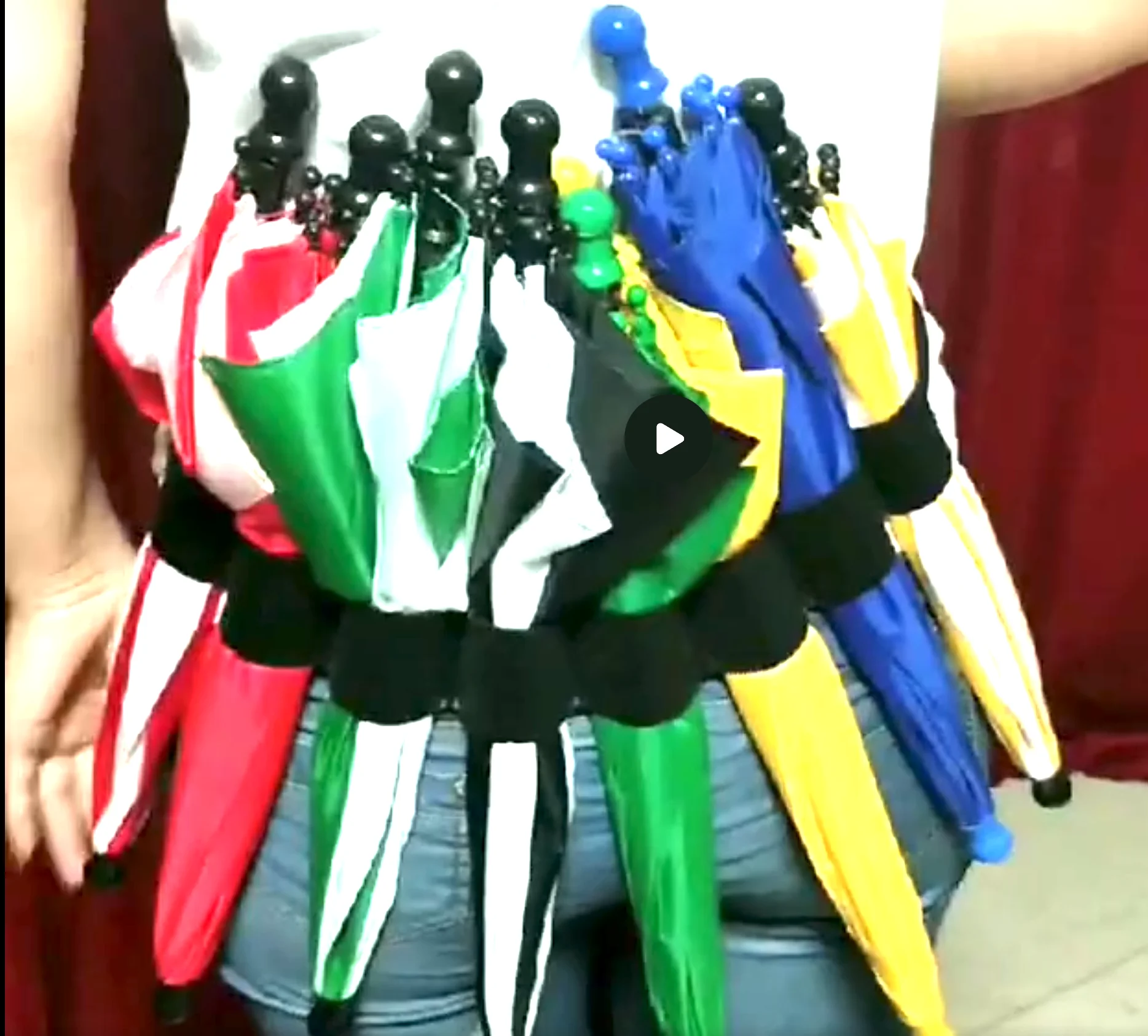 Parasol Production Elastic Umbrella Girdle (Two Kind Available) Magic Tricks Magician Accessory Stage Illusion Mentalism Gimmick