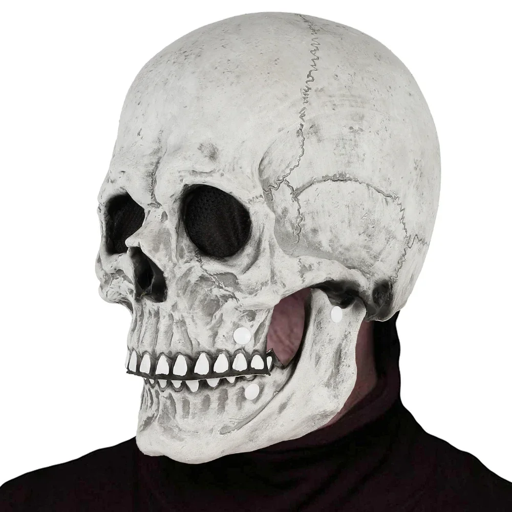 Movable Jaw Skull Horror Scary Mask Horror Skull Movable Mouth Mask