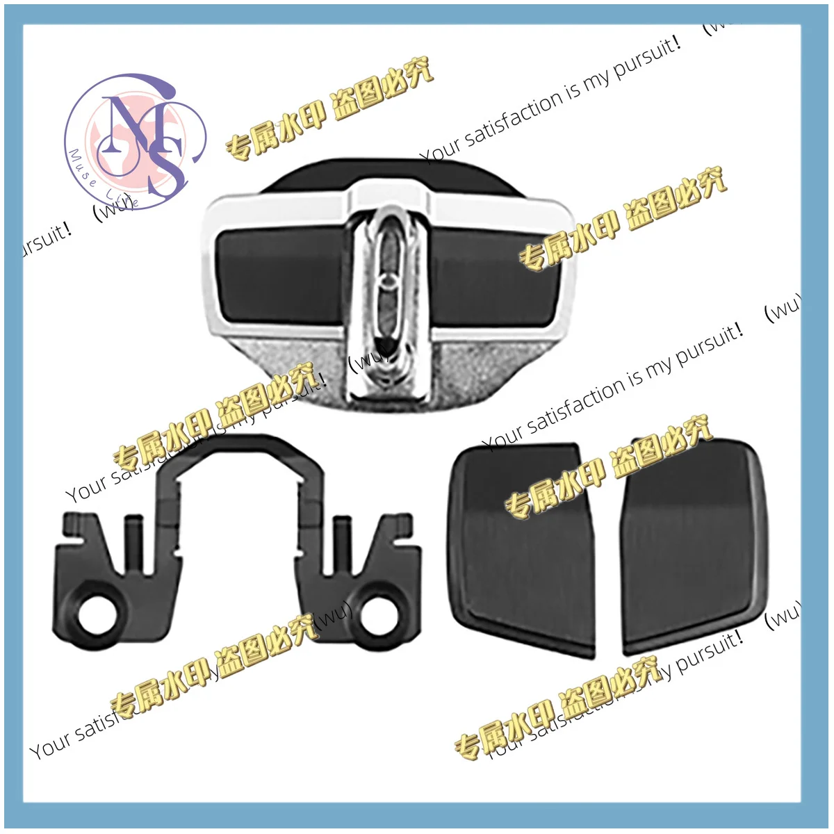 2 set of TRD door stabilizer, stopper cover for all Lexus ES GX460 LC LS LX NX RX UX