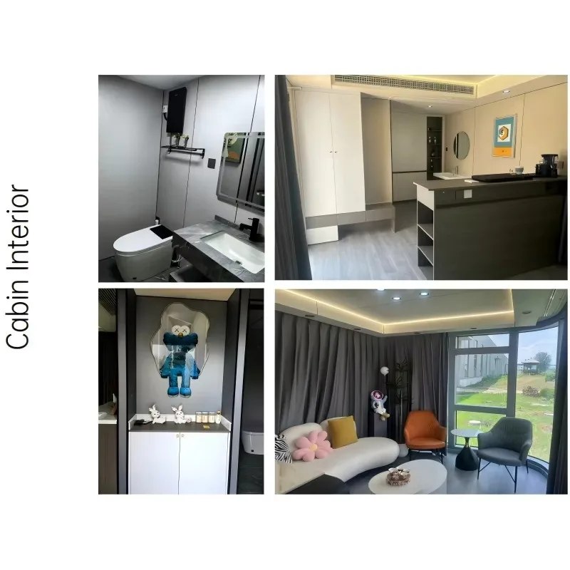 Customizable Space Capsule House Fully Equipped Prefab Modular Home Insulated Waterproof for All Climates