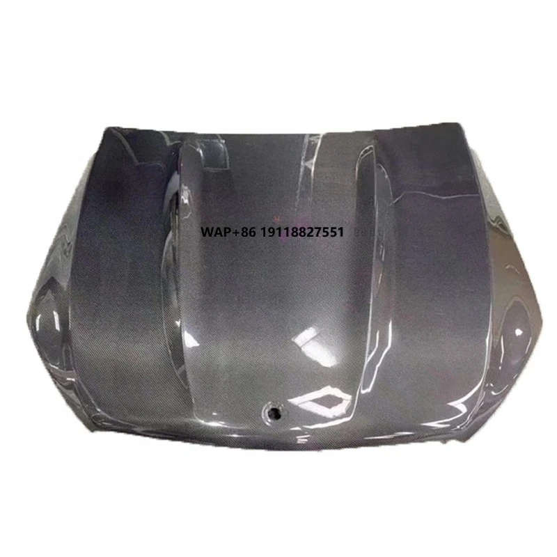 GLC الفئة W253 2538800357 غطاء محرك السيارة نمط W253 ألياف الكربون الألومنيوم غطاء محرك السيارة الأمامي ل #1
