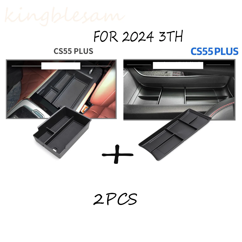 

FOR CHANGAN CS55 PLUS 3nd Gen 2024 Car Central control lower storage box Armrest storage box Interlayer Container Car Accessorie