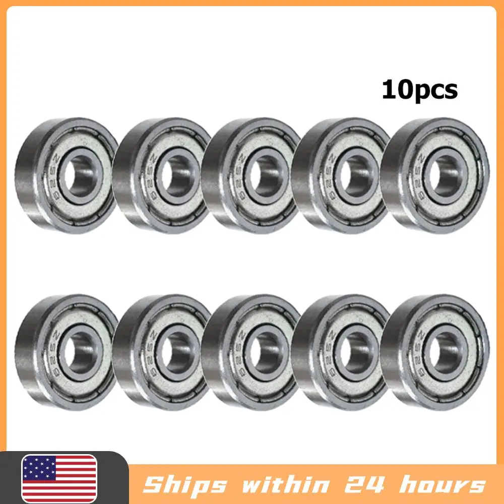 

10pcs/lot Ball Bearing 625ZZ 5x16x5mm Carbon Steel Bearings 607 623 626 688 685 687 608 for Scooter Free shipping