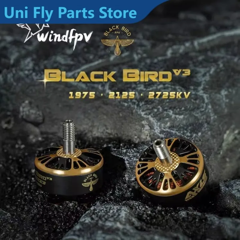 UniFlyBlack Bird 2125KV 4~6S V3 5-inch 44.7153.7148A Brushless Motor For Flower Flying Racing FPV Car From Breakwind AXISFLYING