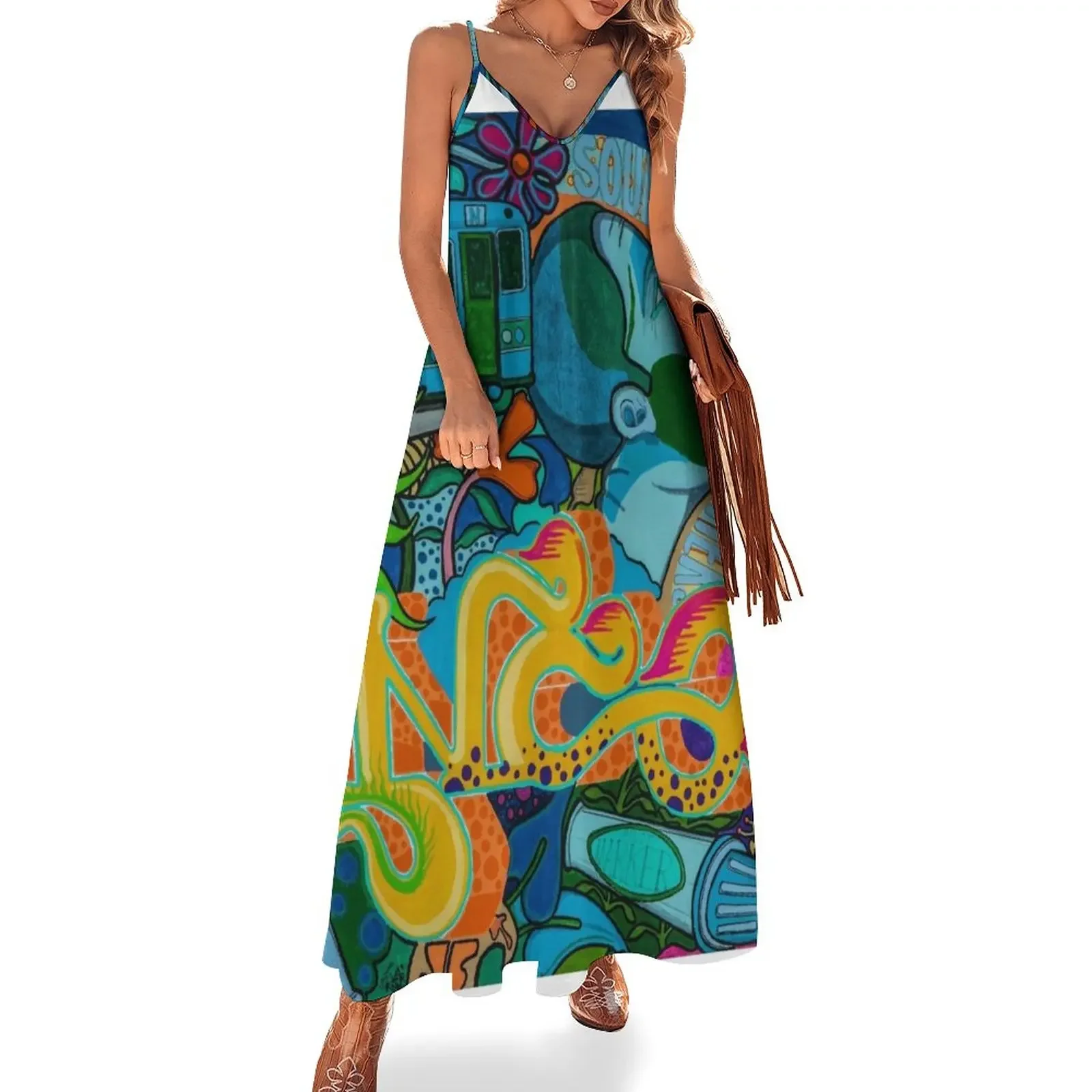 

Inca wild style Sleeveless Dress fairy dress women's evening dresses 2024 luxury dresses