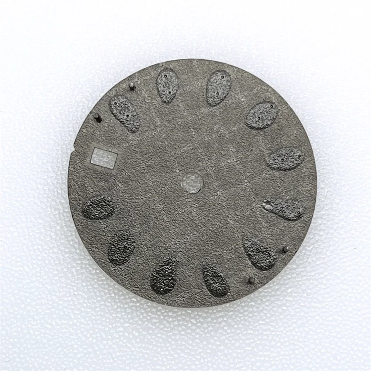 Mostrador nh35 de 28.5mm, padrões de nuvem cinza azul, mostrador gsgs nh35 adequado para movimento automático nh5 sbga469/sbgj275g mod, logotipo personalizado