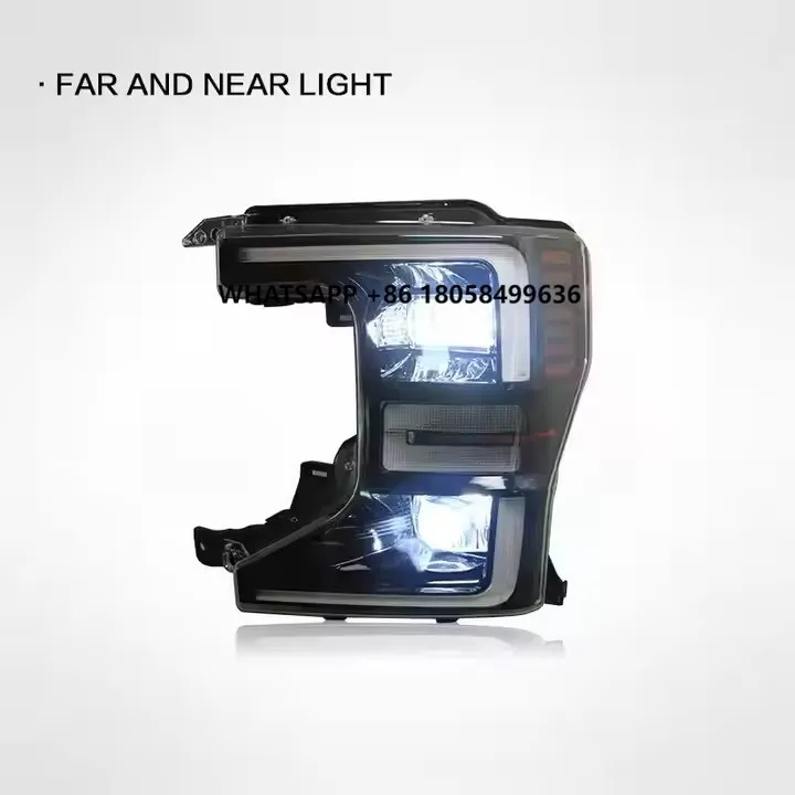 

New LED Headlight Assembly for 2020-2024 Models For/d F250 Retrofitted Day Running Lights Turn Signal Headlamps