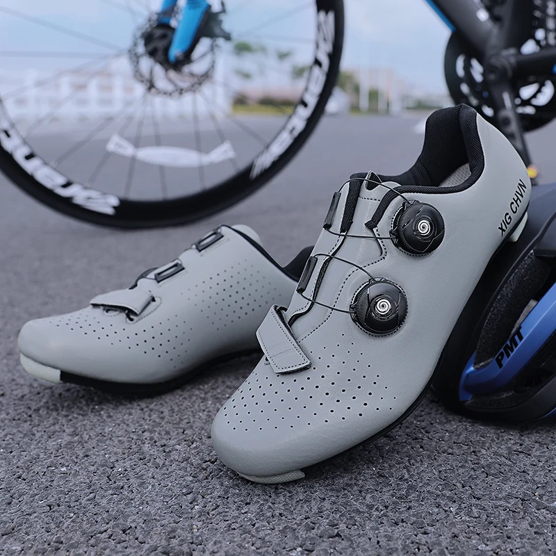 

unisex road mountain bike riding shoes fashion comfortable four season anti slip outdoor hard soled casual off-road riding shoes