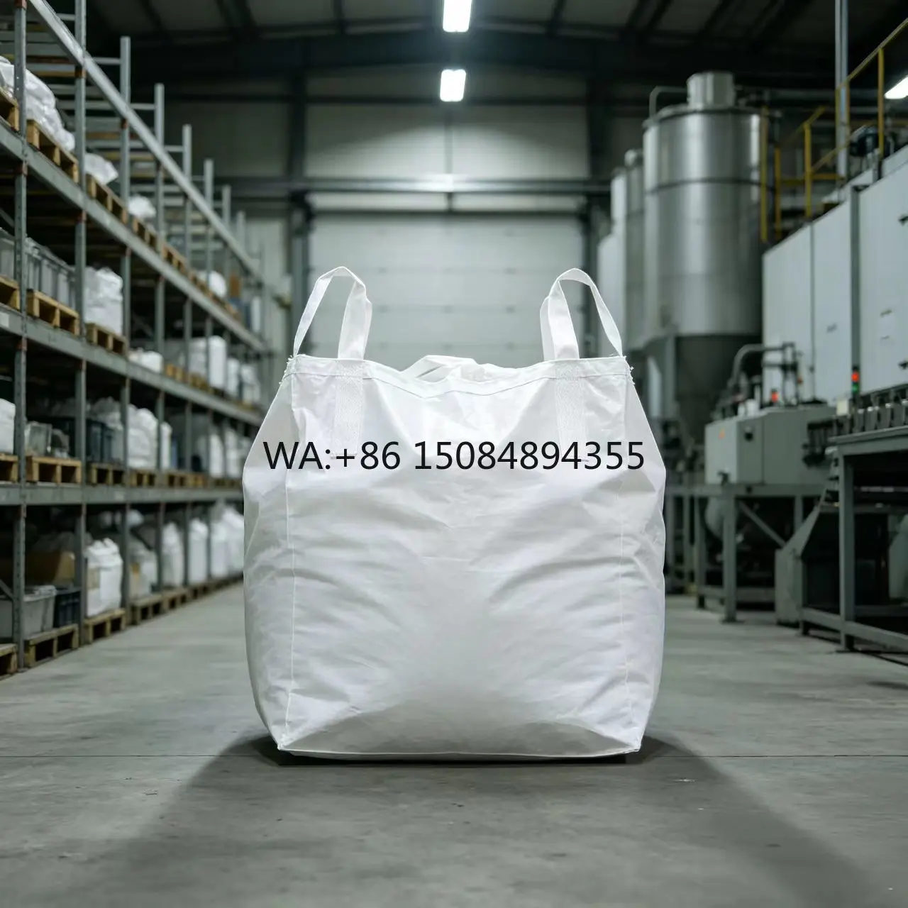 New Design Anti-Static PP Jumbo FIBC Bulk Bag Industrial Chemical Powder Storage Ton Bag