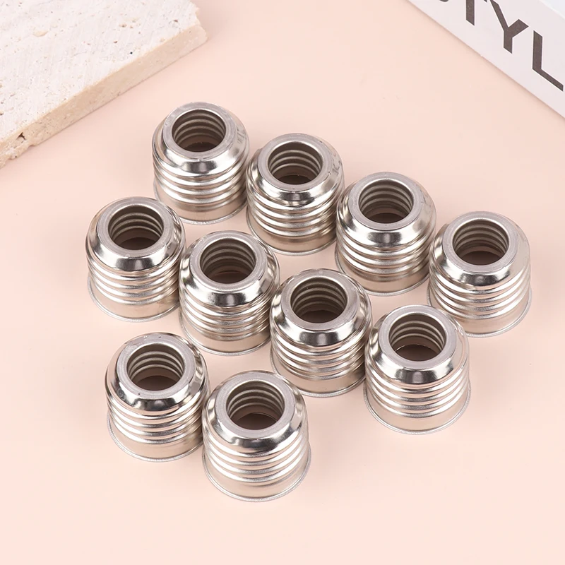 

10Pcs 110V E27 To E14 Lamp Holder Converter Fireproof Socket Base Converters Light Bulb Adapter Conversion Lighting Accessories