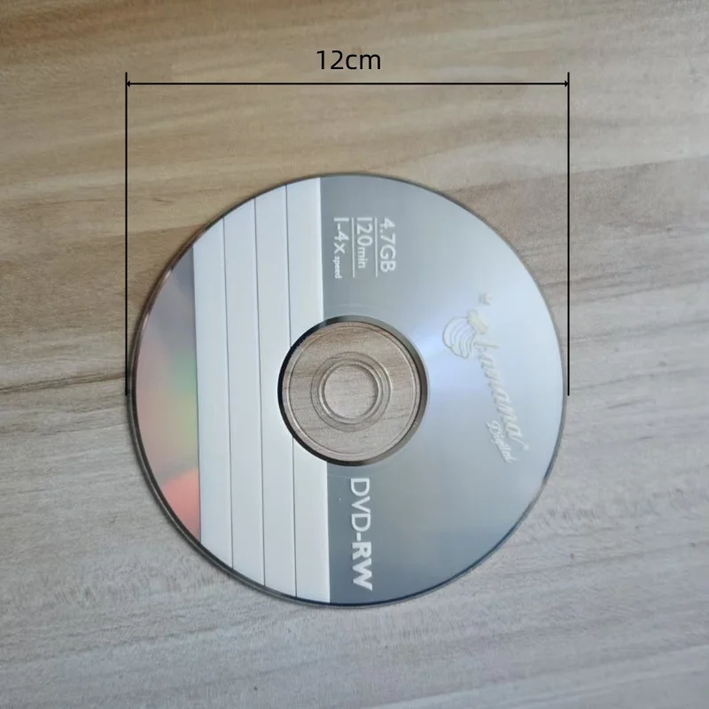 10PCS 12cm DVD-RW Rewritable Blank Recordable Discs 4.7G 4X