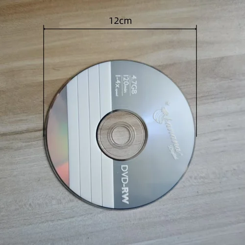 Imagen 2 del producto 10 Uds. Discos grabables en blanco regrabables DVD-RW de 12cm 4,7G 4X