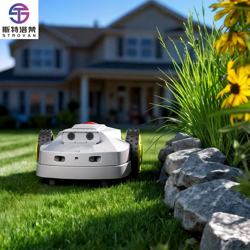 

STLF 1,5 Acre Ультра тихие самозарядные роботизированные газонокосилки с управлением через приложение с картографированием зрения RTK+4 и технологией защиты от кражи