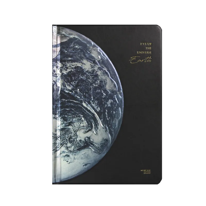 Creative Cosmos Star A5 Notebook Hand Book Creative Venus Jupiter Notebook Diary Color Page Illustration Hand Account Notepad