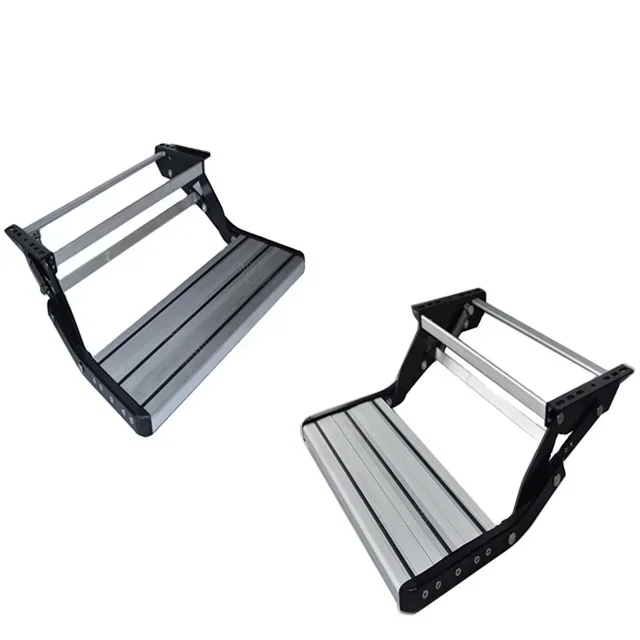 Strong Portabl Single Layer Folding Aluminum Stairs Rv Step