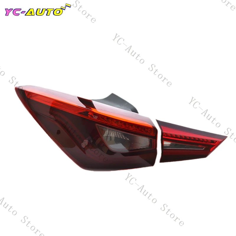 For Changan Eado 2018 2019 Car Rear Taillight Assembly Turn signal Lamp Brake Light Fog Light Housing Accessories