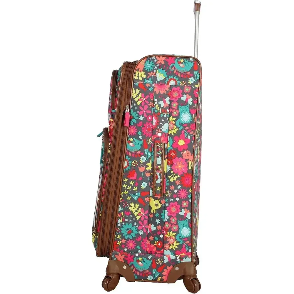 3-Piece Expandable Spinner Luggage Set for Women