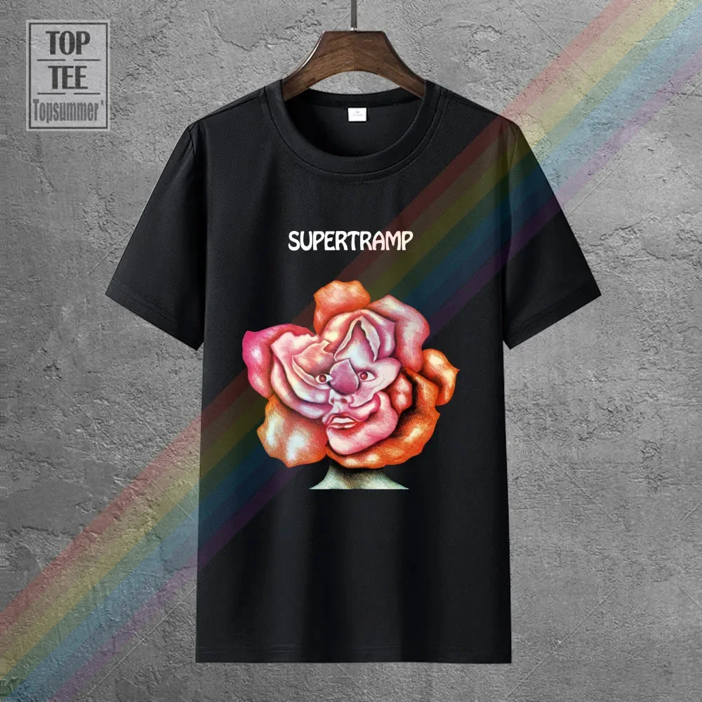 The English Rock Supertramp Supertramp T Shirt Men'S Size S Xxxl Black Tees New 2018 Summer Fashion