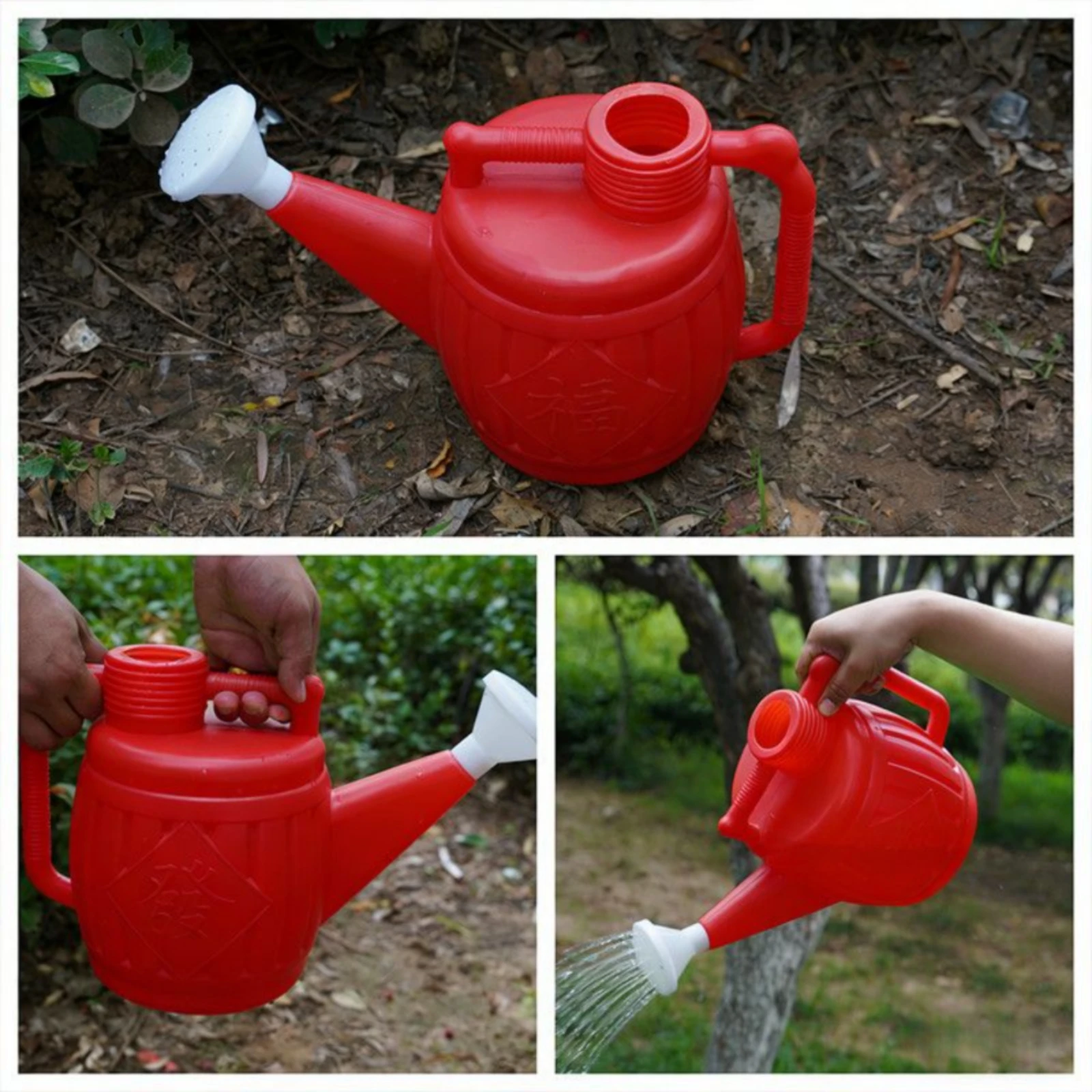 Arrosoir pour plantes avec poignée ergonomique, arroseur à jet stable pour plantes d'intérieur et rangées de jardin