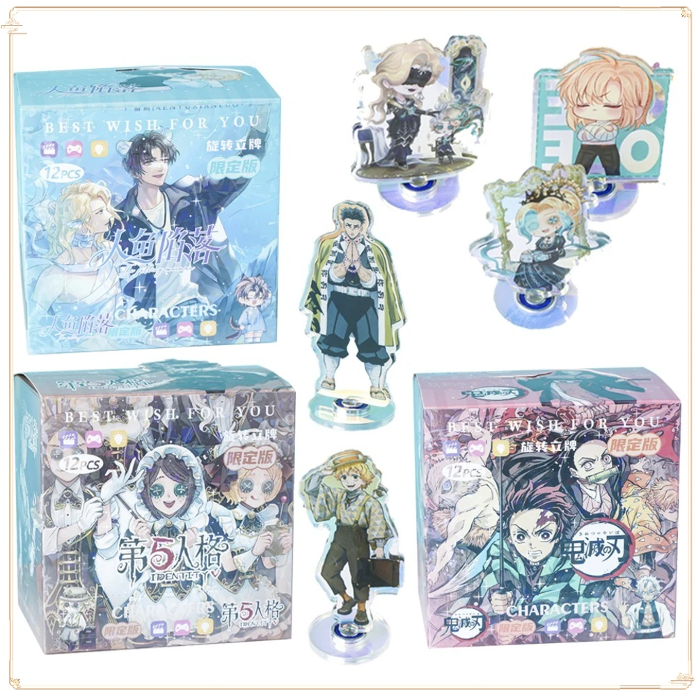 

Demon Slayer Anime Collection Rotating Stand Up Popular Character Like By Children Creative Acrylic Stand Model Desktop Ornament