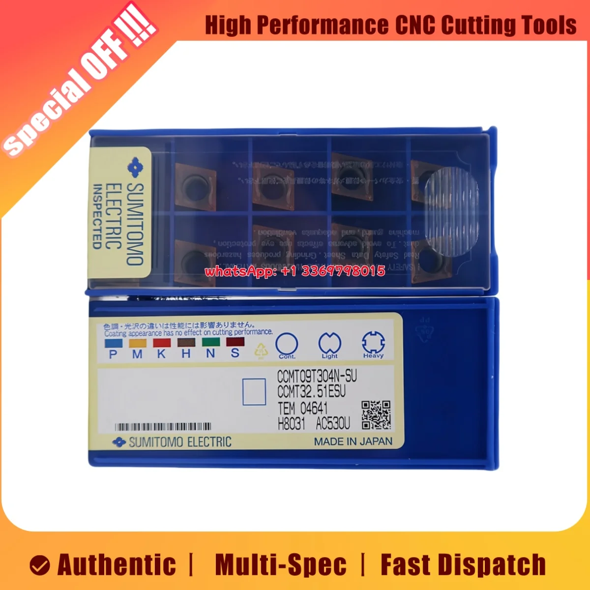 

10 шт. SUMITOMO оригинальный CCMT06 02 02 04 CCMT09T3 02 04 N-SU T1200A T1500A T1500Z T2000Z токарная вставка