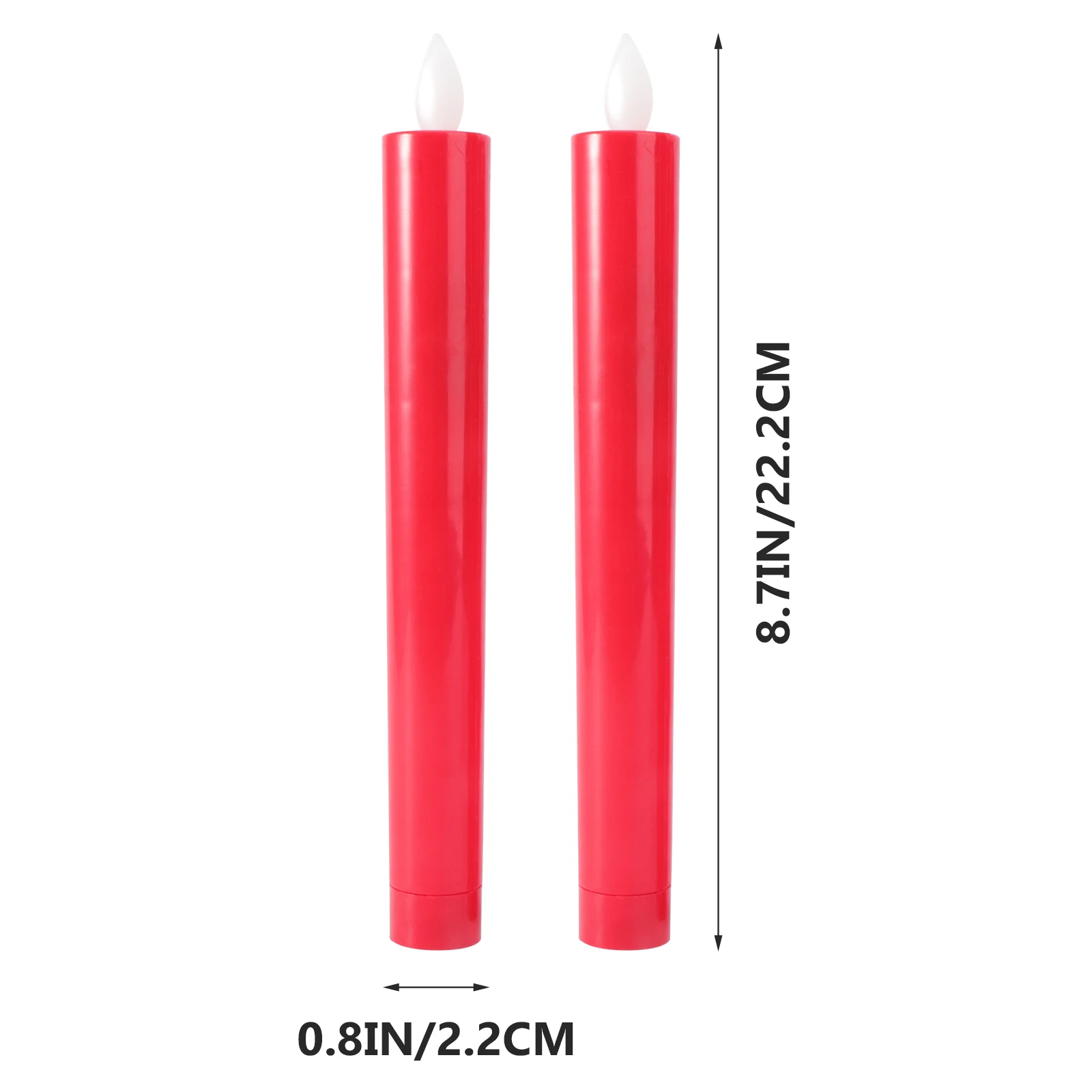 

Flameless LED les Decorative C Light Bulk C les Slim Smokeless Flickering Glow Premium Material Home Pets Safe Batteries