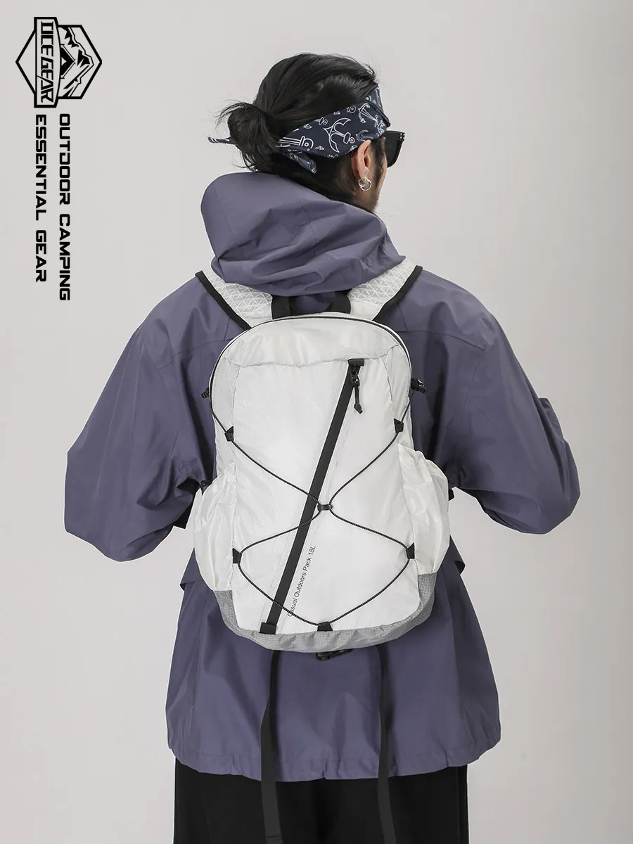 

OCE GEAR 20L Mountain Daypack Ultralight Waterproof Hiking Backpack for Daily Commute Travel Small Outdoor Pack Mesh Back Bag