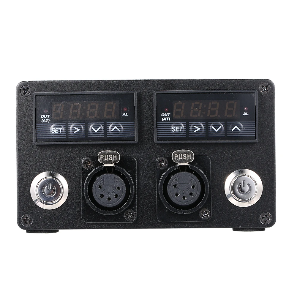 Electric Digital Dual PID Controller with 5 Pin XLR Male Plug and Power Cable